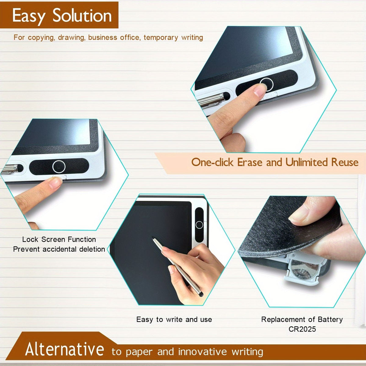 protective case handwriting board portable lcd image 6
