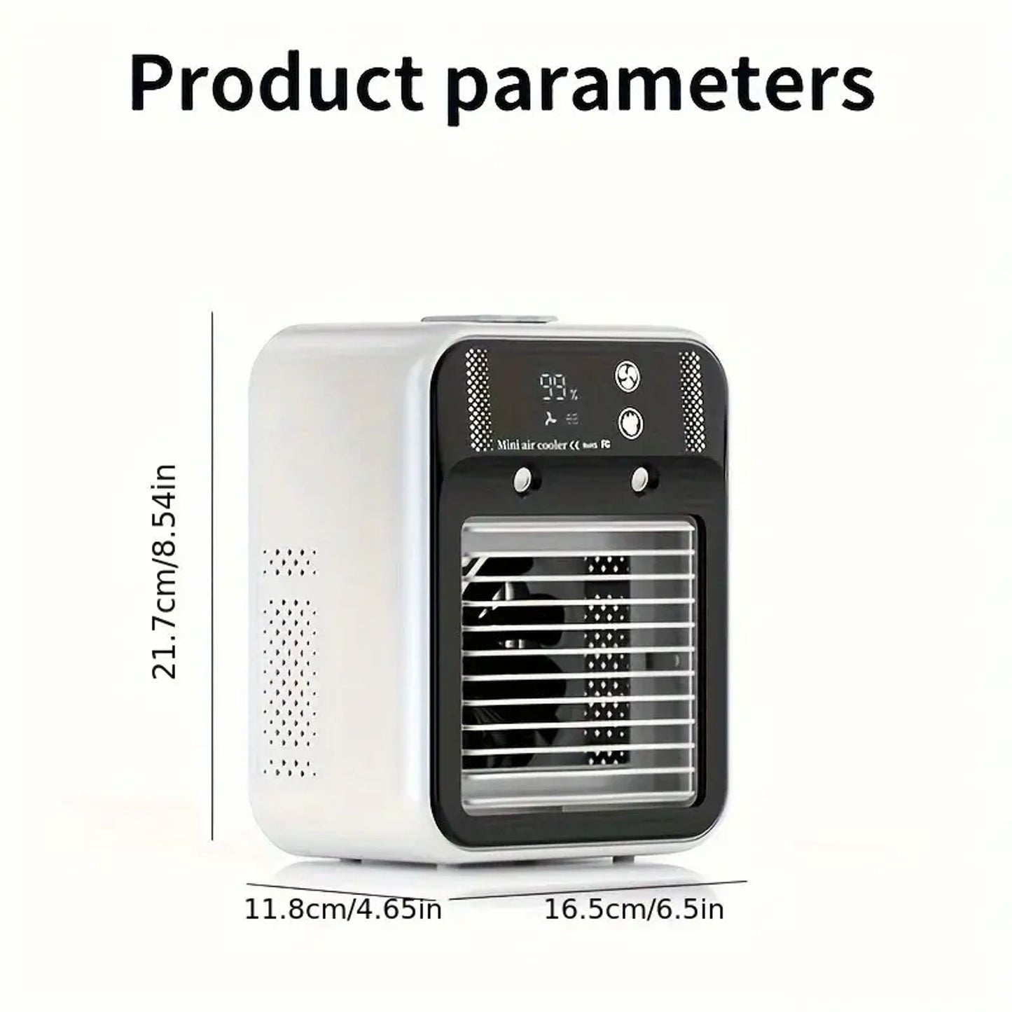 Fan Portable Air 3-in-1 Fan with 2 Mist Speeds – Personal Mist Cooler for Bedroom, Office & Camping Fan 2026 image 9