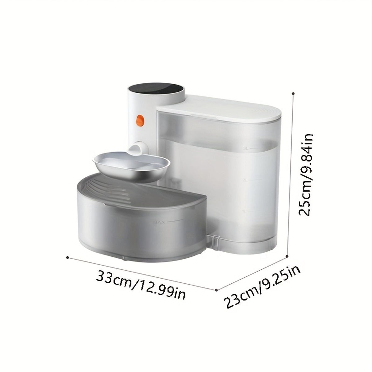 smart automatic cat water dispenser large capacity image 3