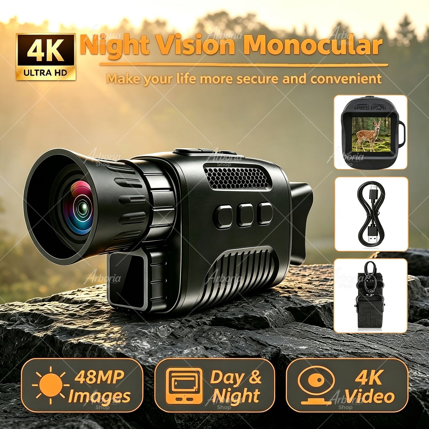 digital viewer infrared monocular 4k
