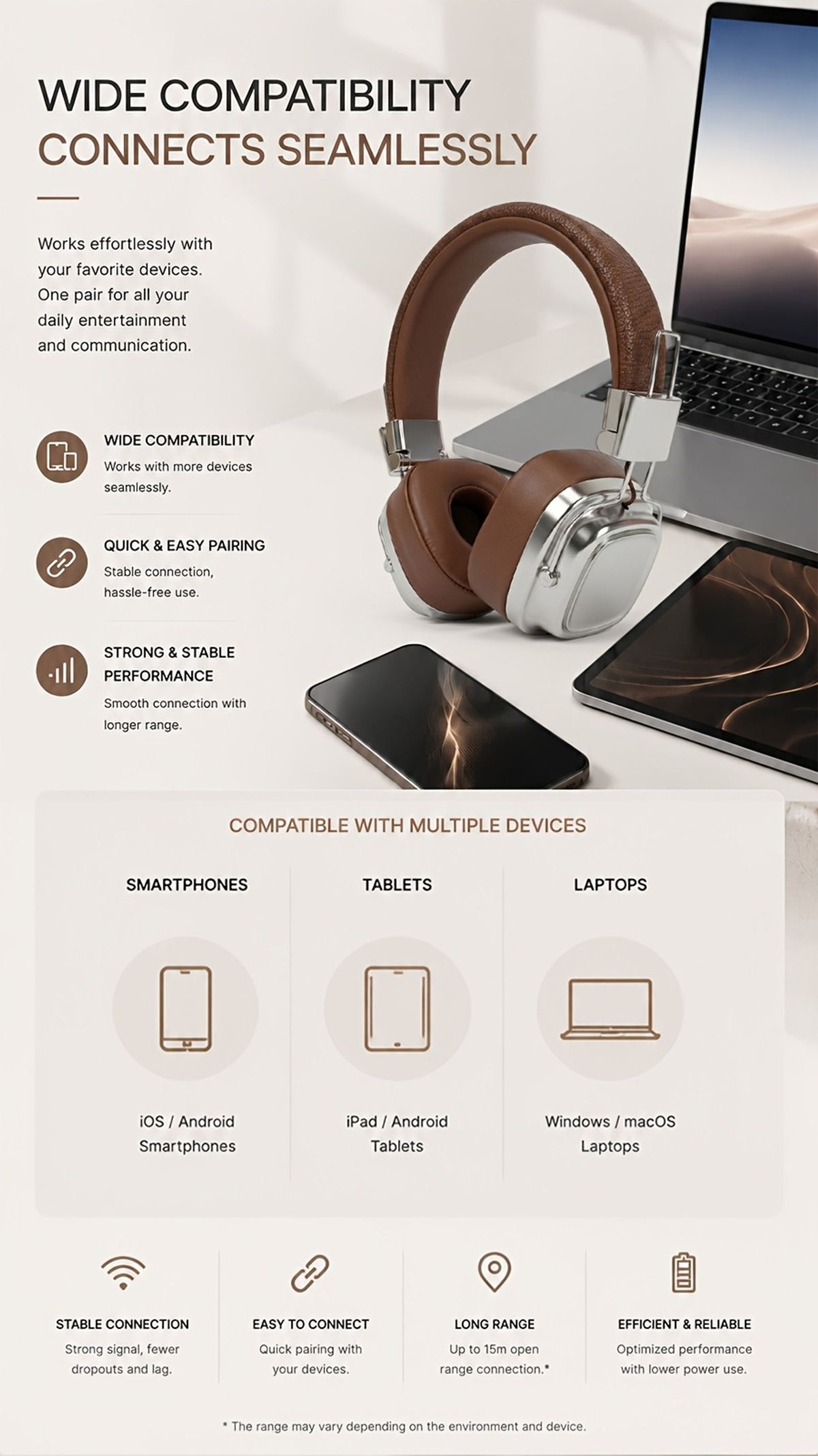 ada dud 2026 retro wireless earphones fashionable headphones image 2