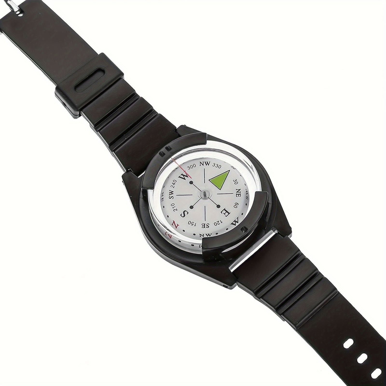 1pc portable accurate watch diving compass silicone strap image 11