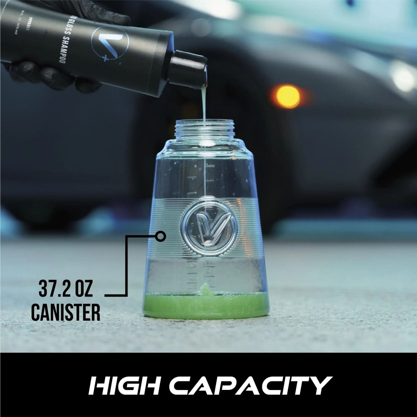 VIKING Professional Foam Cannon for Car, Adjustable Spray Nozzle, 1.1 Liter Soap Canister, 1/4" Quick Connect Plug for Pressure Washer and Car Detailing Kit image 5