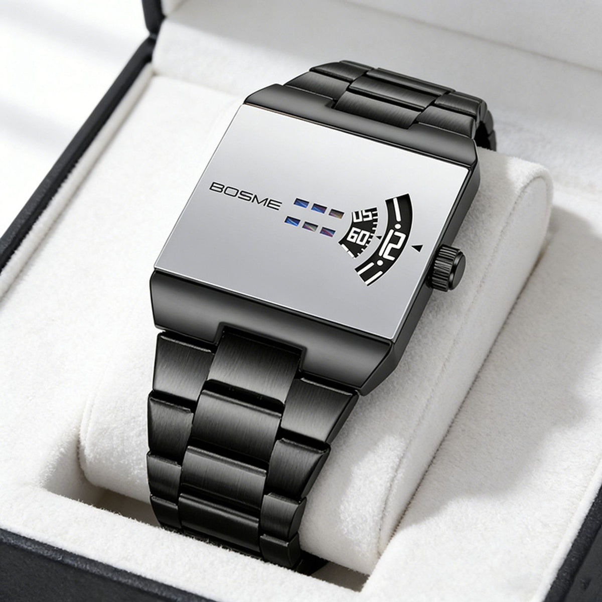 square dial mens watch business quartz wristwatch temu