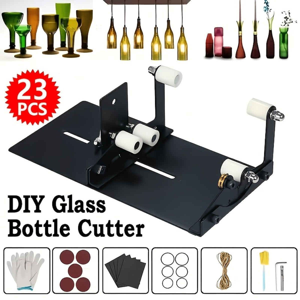 23pcs glass tool round image 5