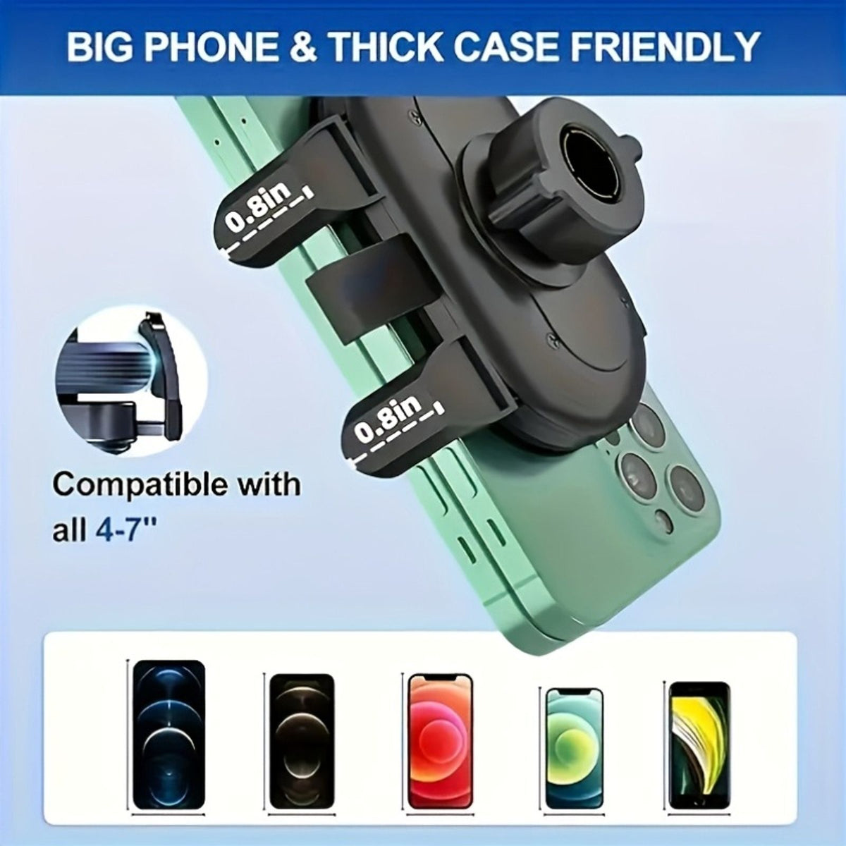 3 in 1 car phone holder car mobile phone stand vent slot image 11
