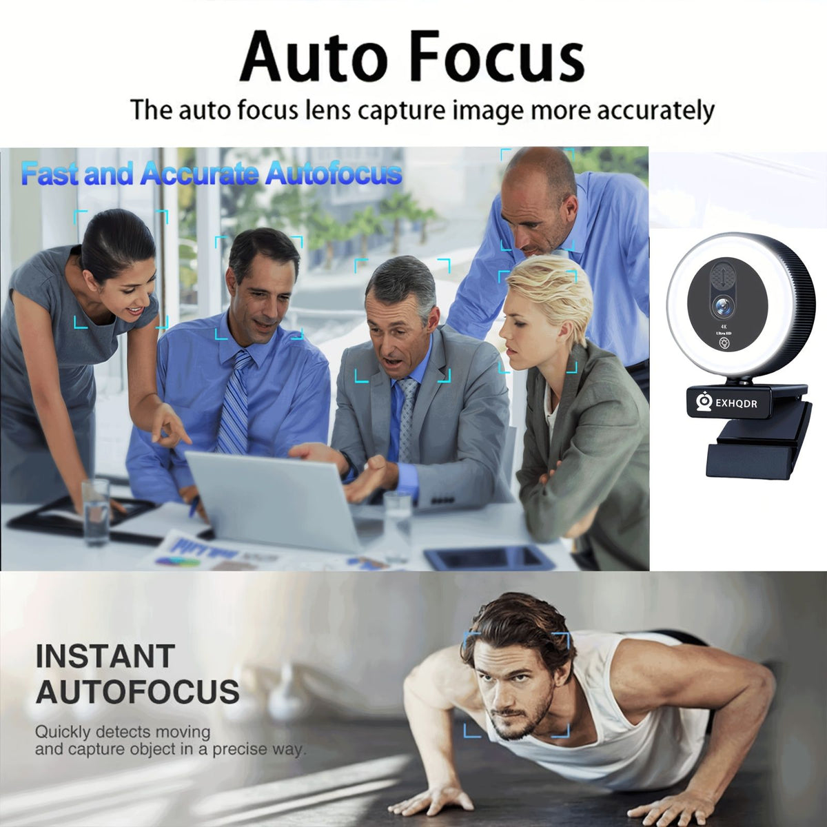 4k ultra clear conference camera built in three image 4