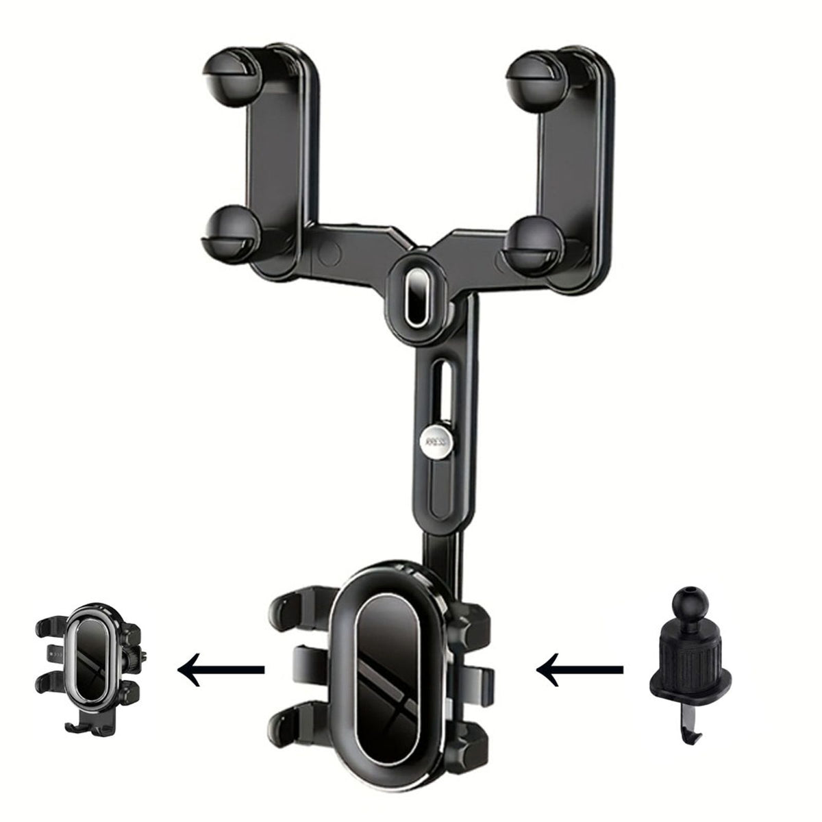 3 in 1 car phone holder car mobile phone stand vent slot image 8