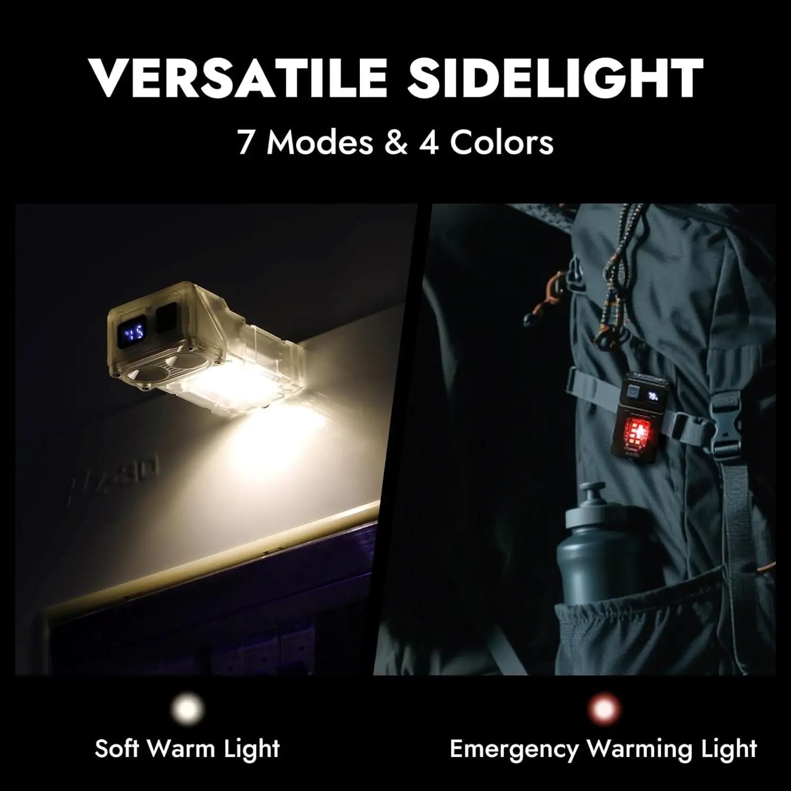 【Holiday Haul】WARSUN Small Led Mini Flashlight, Pocket Flashlight Rechargable with Fast Charge Battery, Magnetic Flashlight, Camping Flashlight #dealsforyoudays image 5