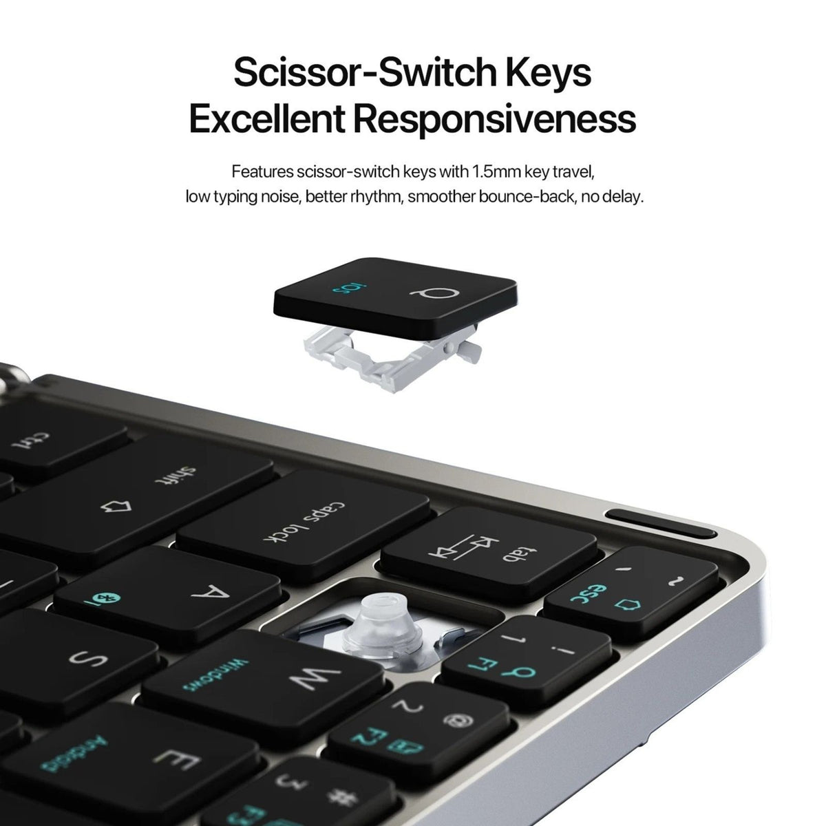 ultra thin foldable bt keyboard touchpad bracket sync image 6