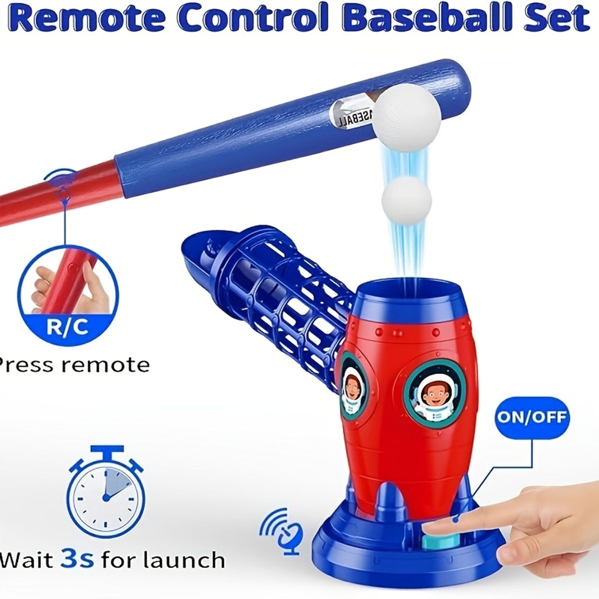 fully automatic childrens baseball machine plastic baseball image 4