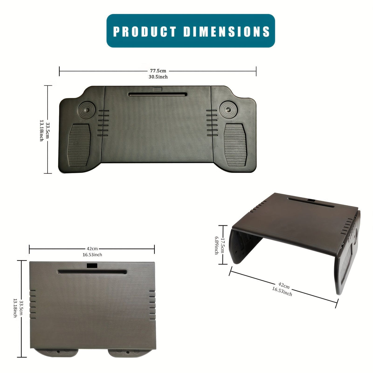 foldable car workstation folding table car cup holder car
