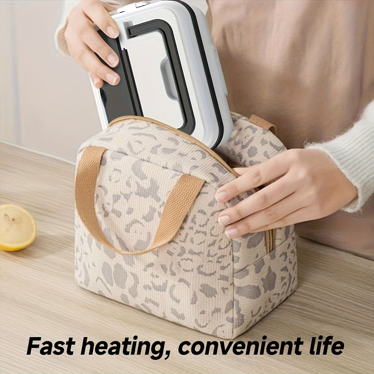 portable lunch box 8000mah rechargeable image 2