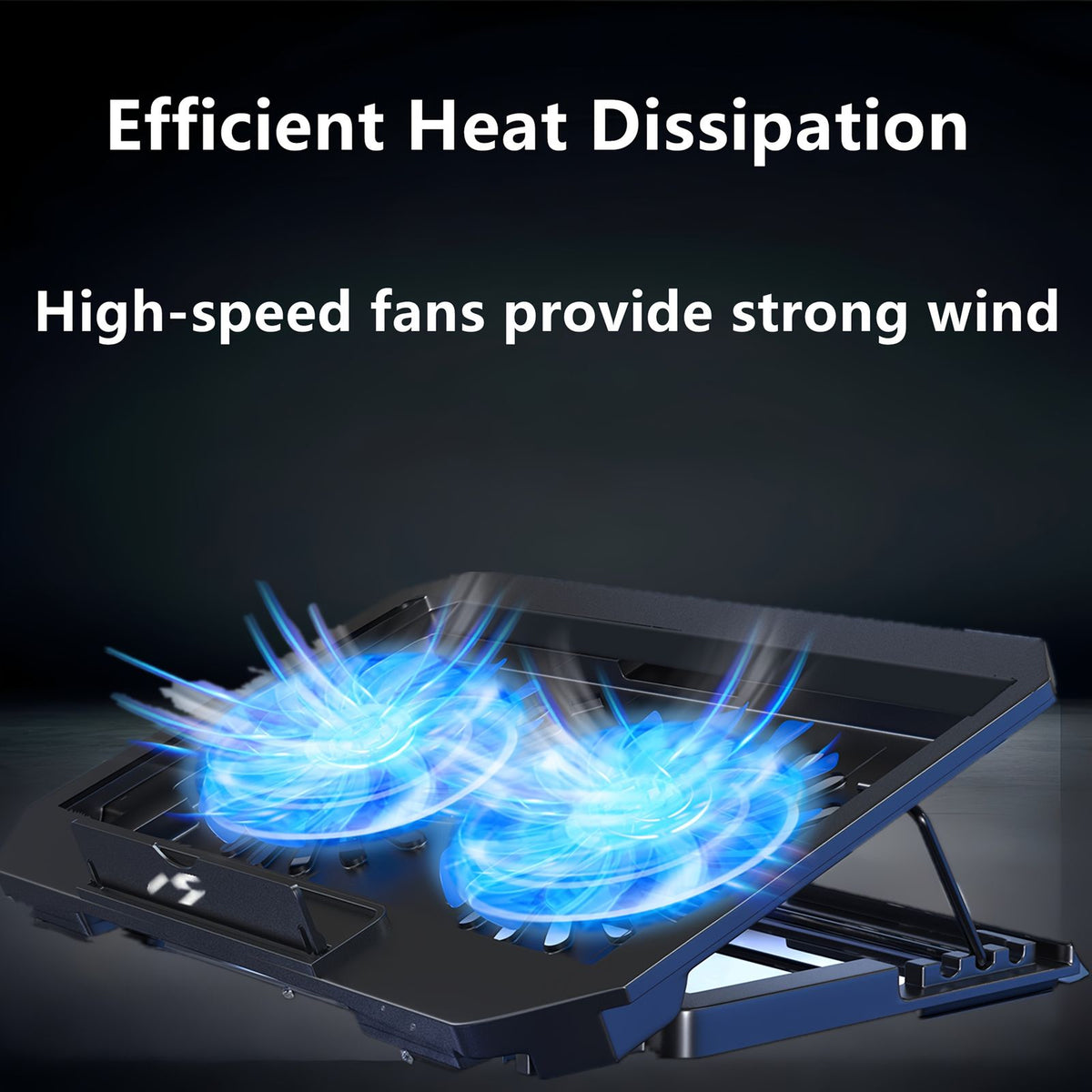 laptop cooling pad radiator 2 large quiet fans laptop gaming image 4