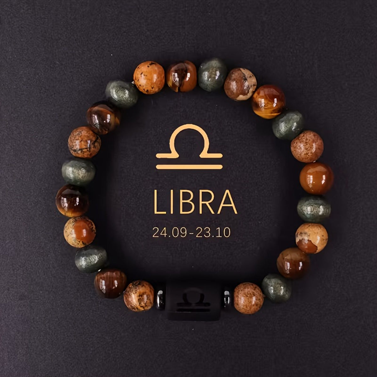 1pc 12 constellations bracelet natural stone beaded bracelet image 4