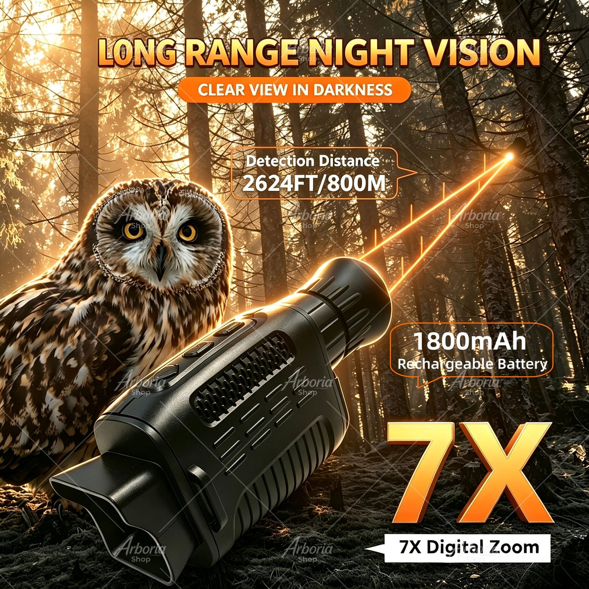 digital viewer infrared monocular 4k image 4