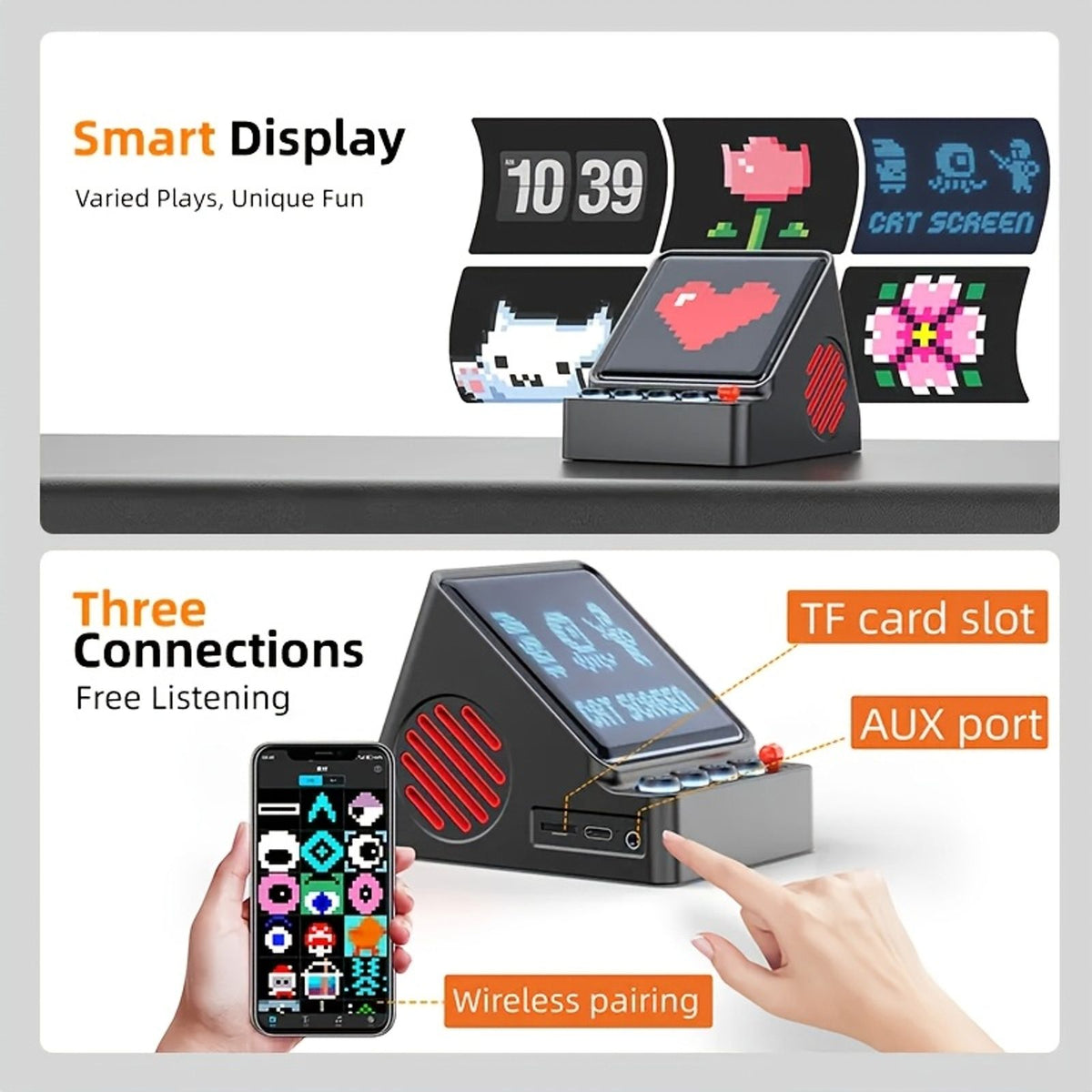 wireless speaker front led touch image 5