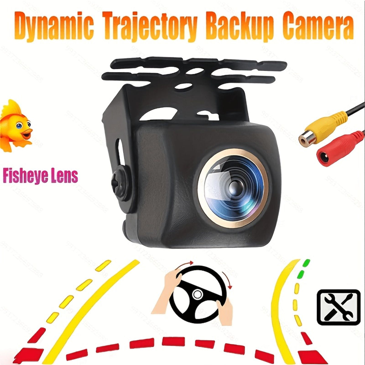backup camera dynamic trajectory guide lines