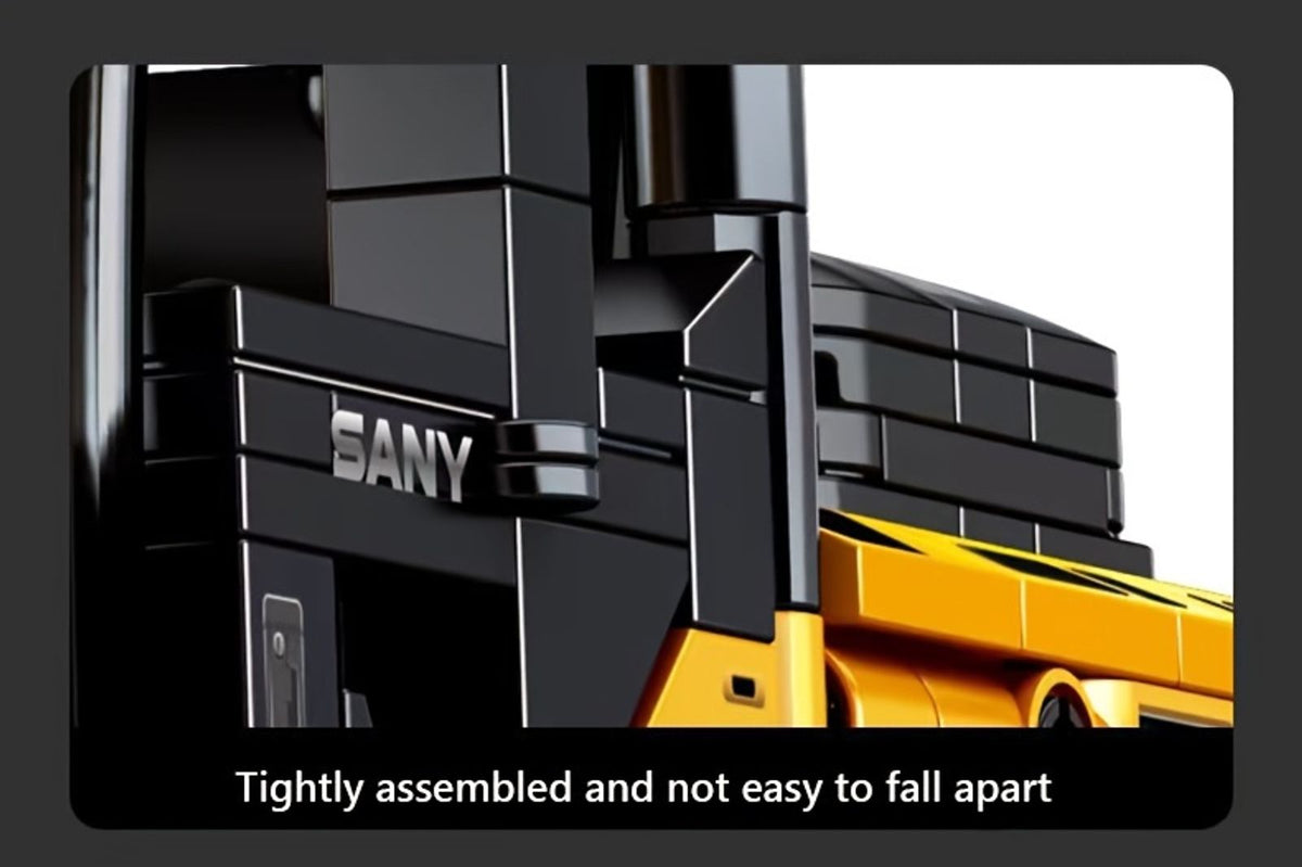1022pcs excavator building blocks city construction image 8