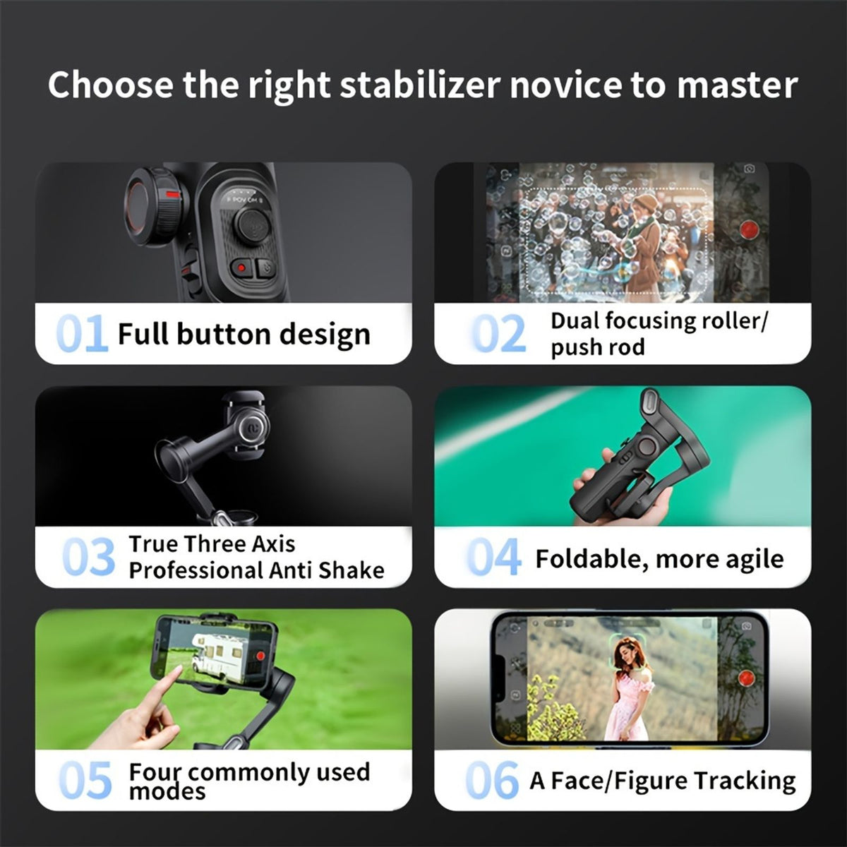 smart xe a compact foldable gimbal stabilizer image 7