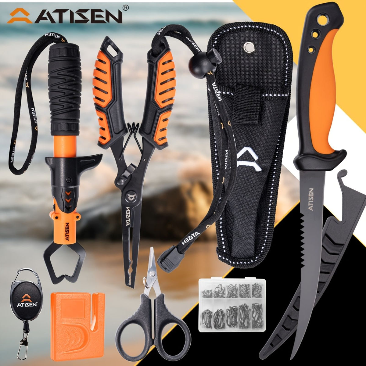 fish knife set bait knife shrimp tongs knife image 10