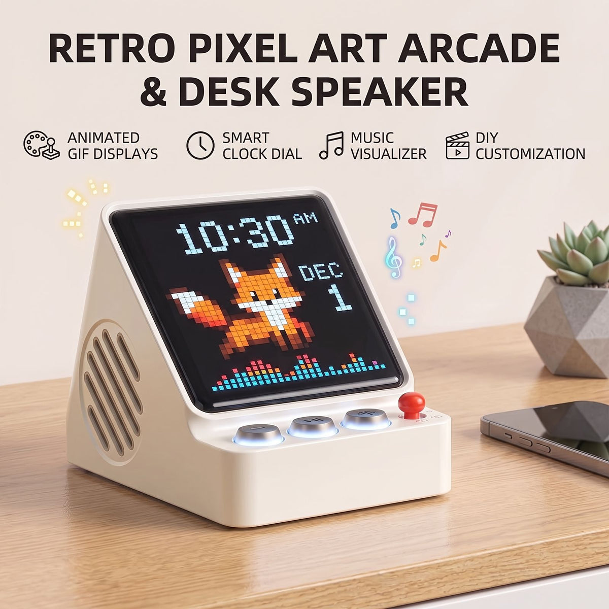 wireless speaker front led touch