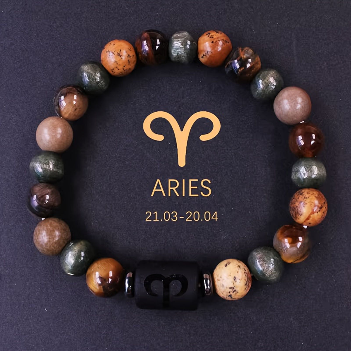 1pc 12 constellations bracelet natural stone beaded bracelet image 10