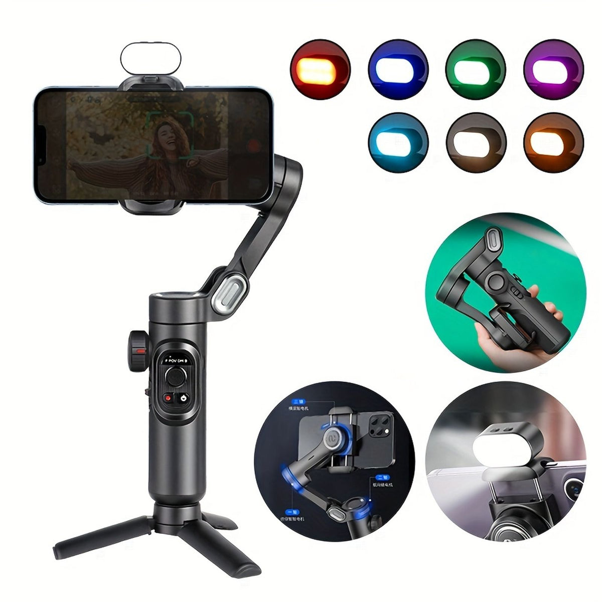 smart xe a compact foldable gimbal stabilizer image 2