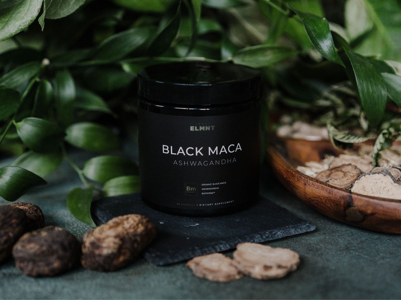 TERRA ELMNT Black Maca Root Supplement | Supports Energy, Stamina & Balance | Organic Maca with Ashwagandha Capsules image 7