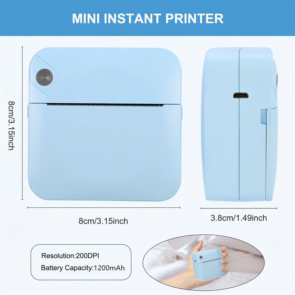mmn portable wireless thermal printer suitable journaling image 3