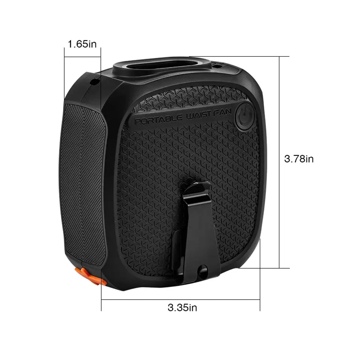 waist cooling fanwaist cooling fan - 10000mAh Phone Power Bank & 18H Max Runtime, 5-Speed Control, Built-in LED & SOS Flashing Light. Ideal for Jobsite Workers, Camping, Fishing, Sports, Hiking & Travel. image 8