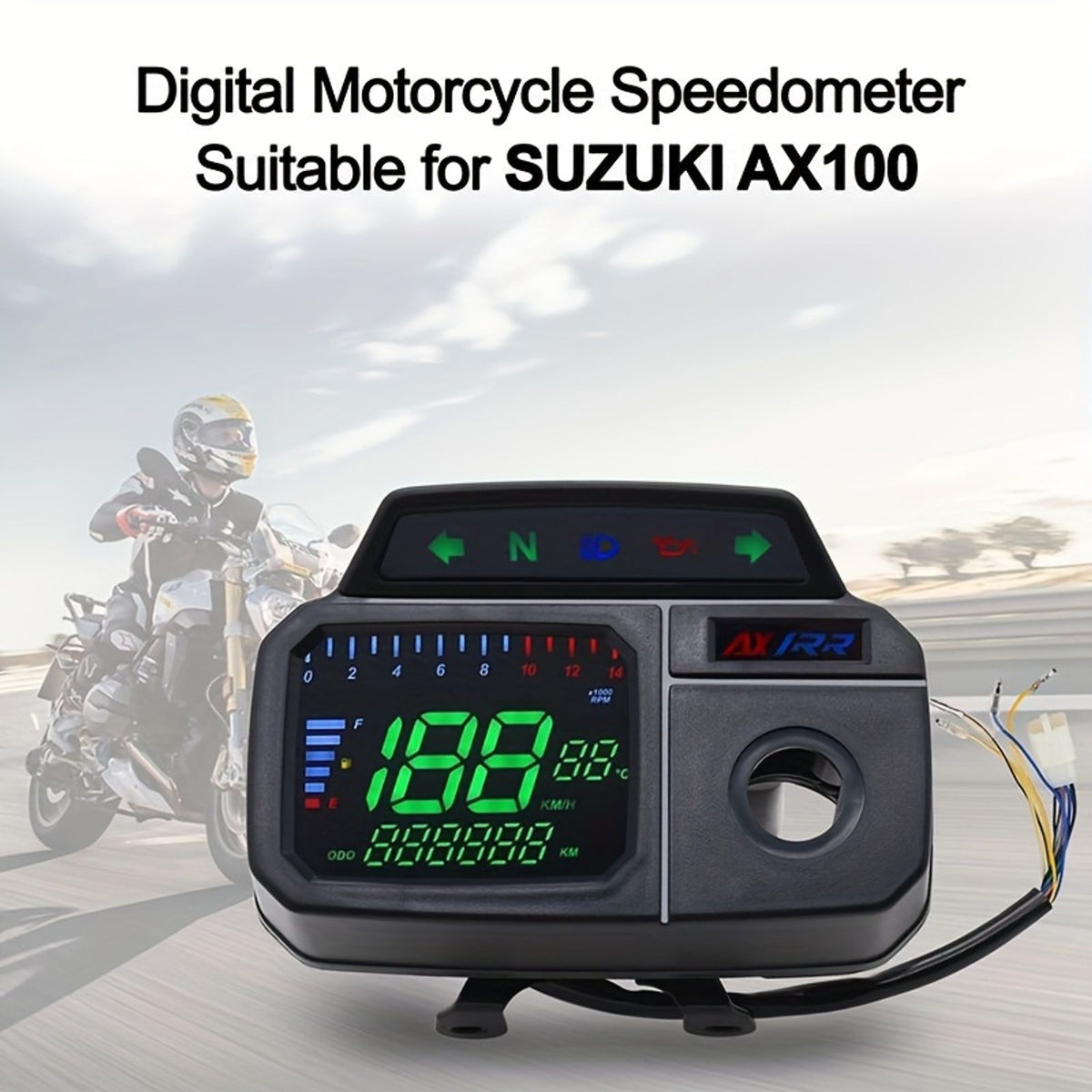 motorcycle speedometer numbers instrument cluster without