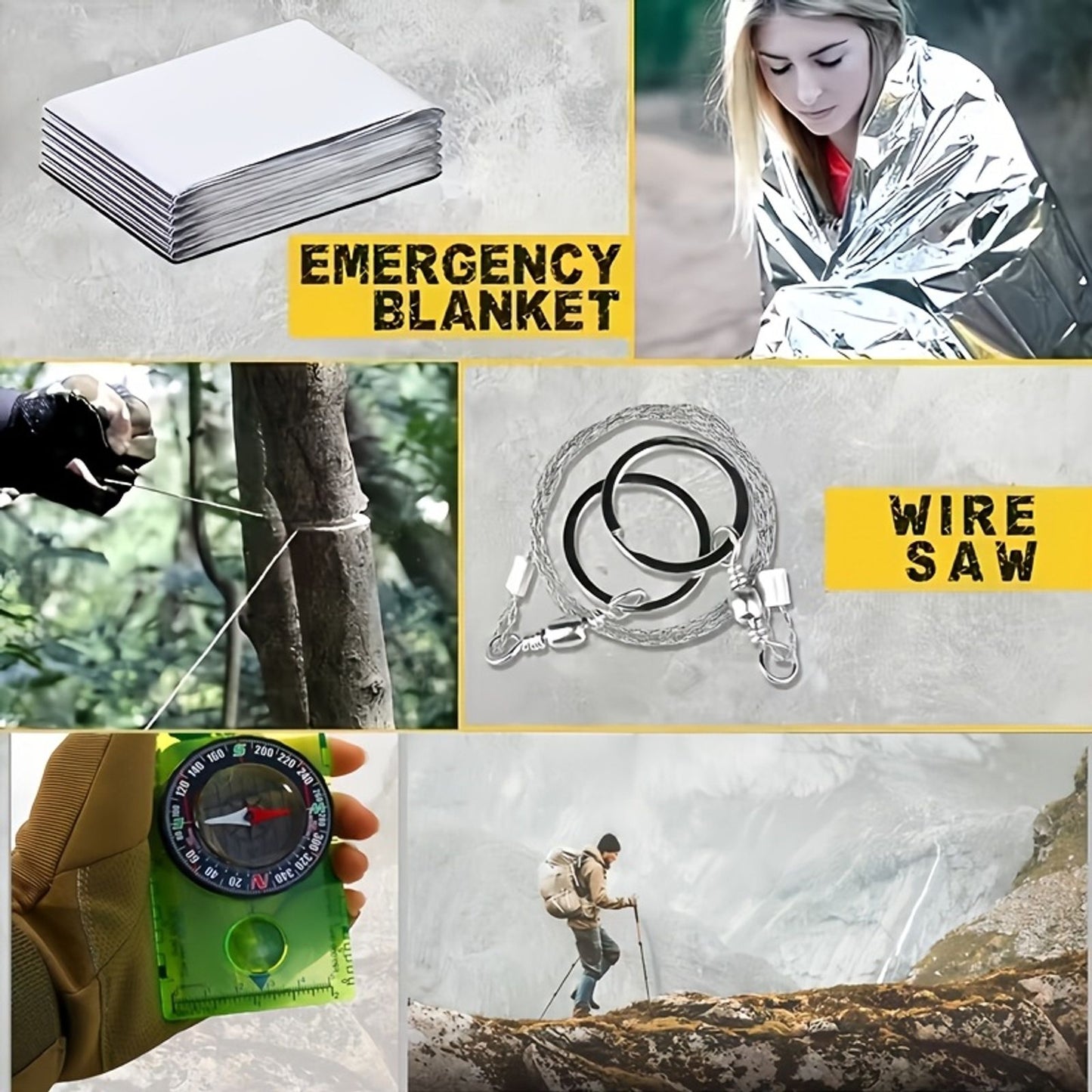 268 280pcs survival gear fire starter kit companion image 8