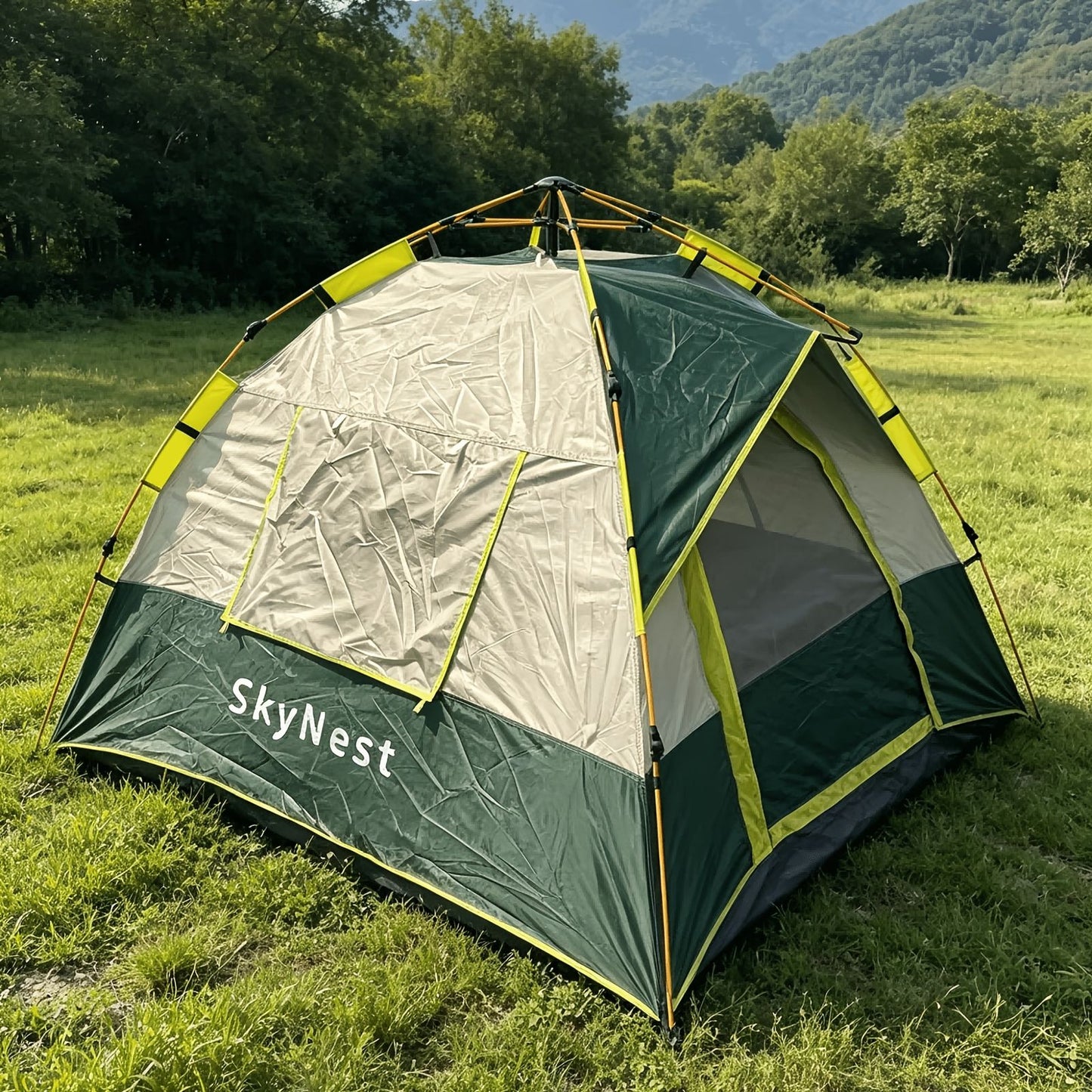 automatic instant setup camping tent 1 3 3 4 person image 16