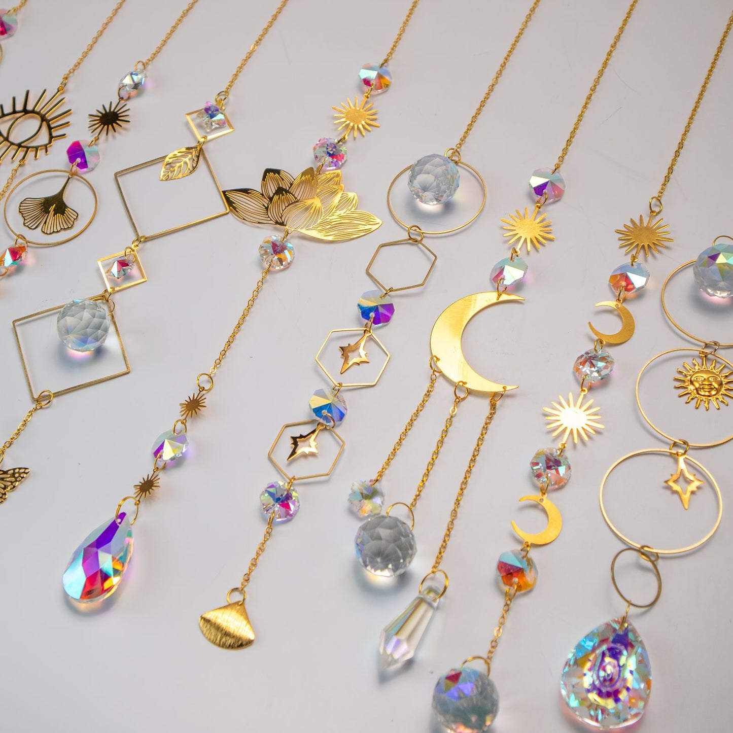 sun catchers 10pcs crystal suncatcher prism hanging kit image 4
