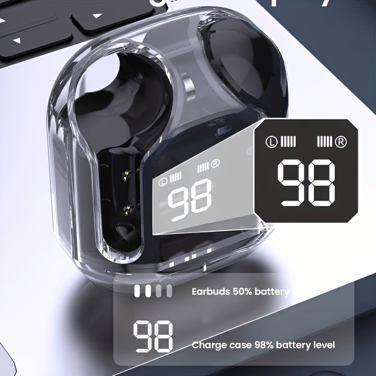 tws hi fi stereo wireless earbuds in ear sports gaming image 9