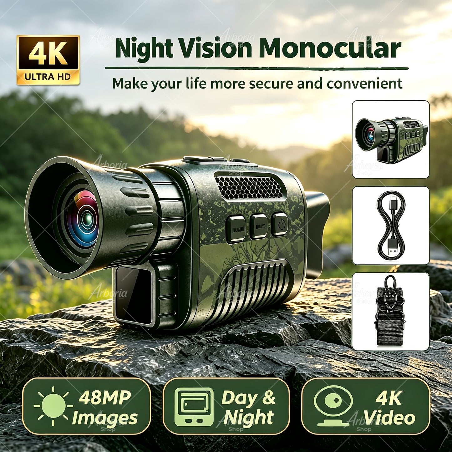 digital viewer infrared monocular 4k image 7