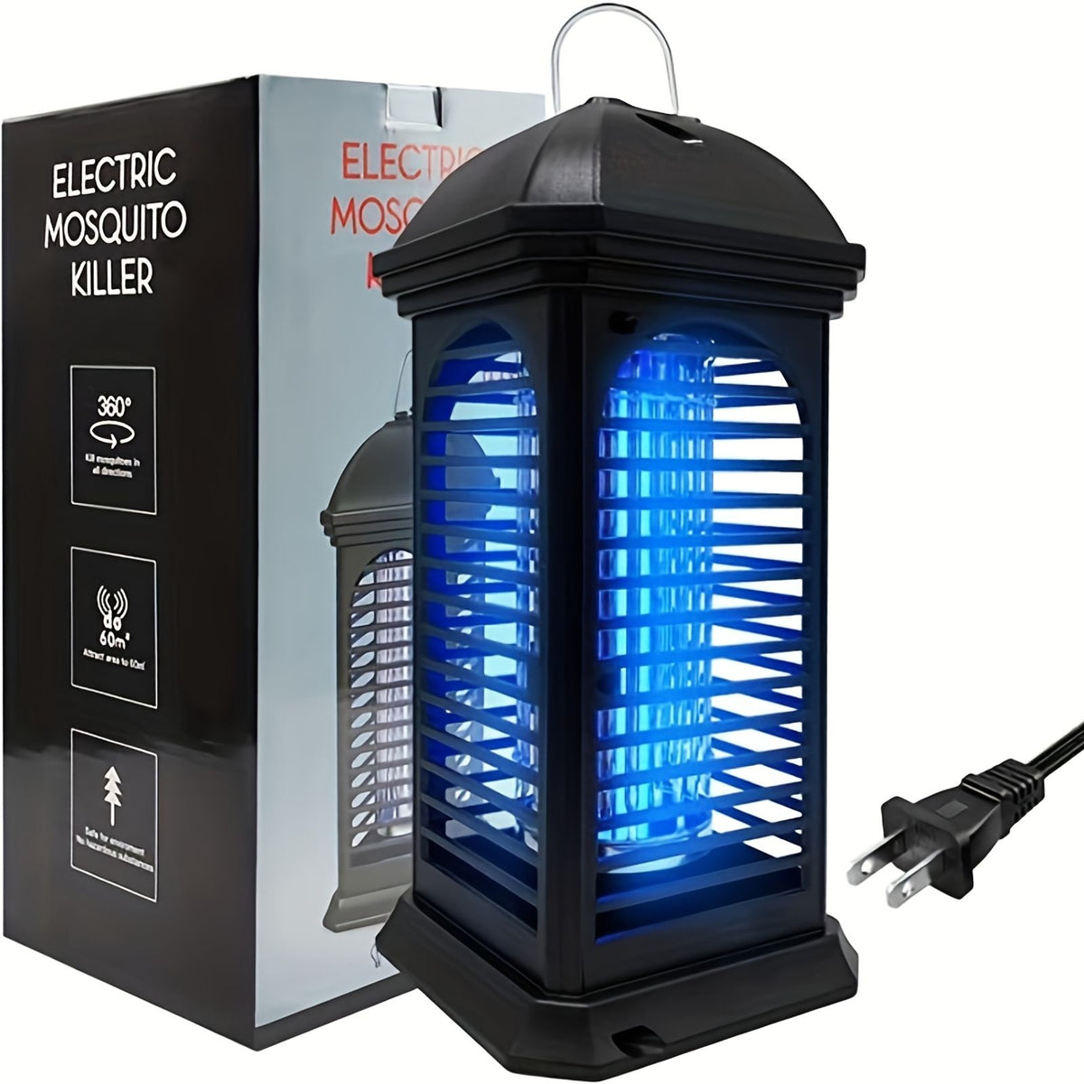 bug zapper outdoor indoor portable electric mosquito killer image 2