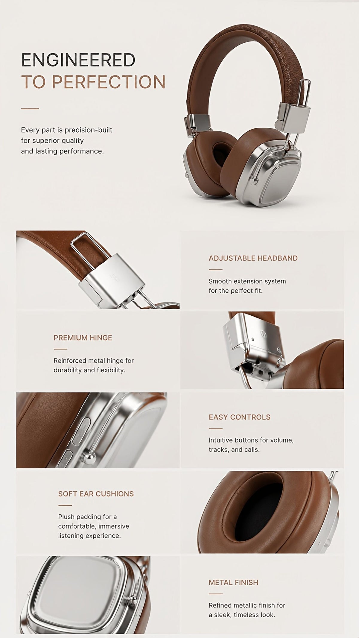 ada dud 2026 retro wireless earphones fashionable headphones image 6