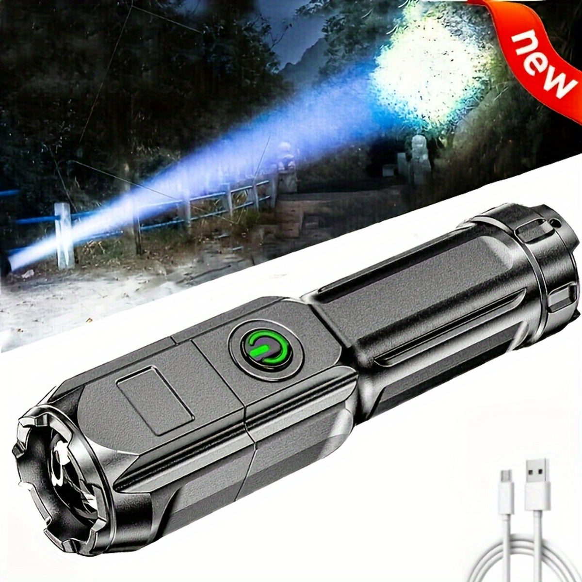 1pc 400mah 800mah flashlight