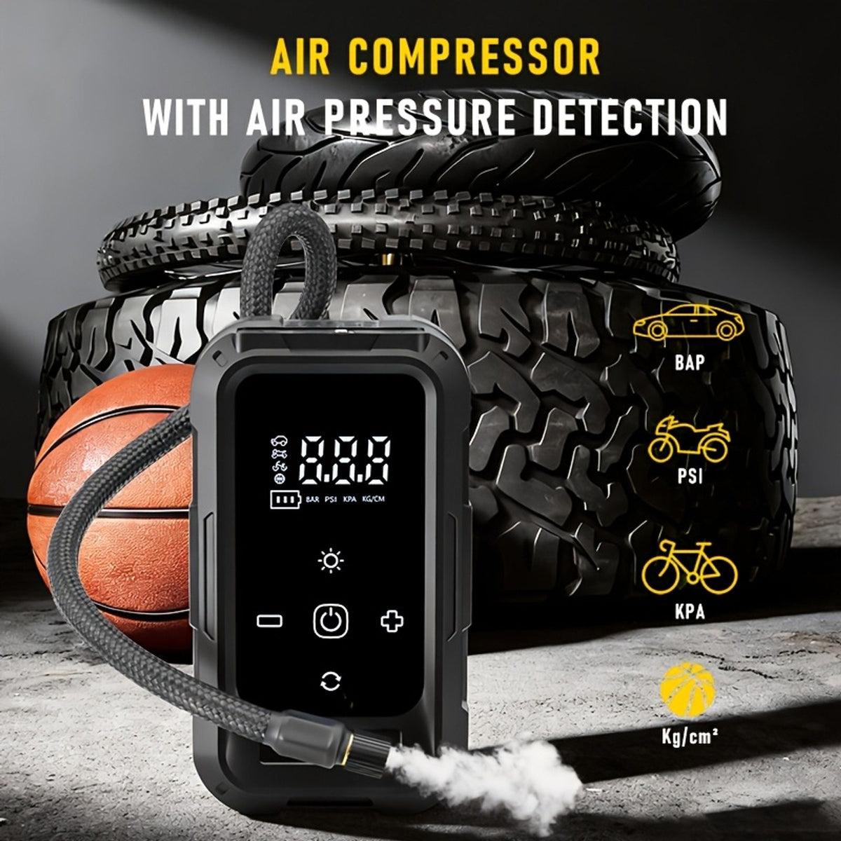 tire inflator portable air compressor car tire inflator image 7