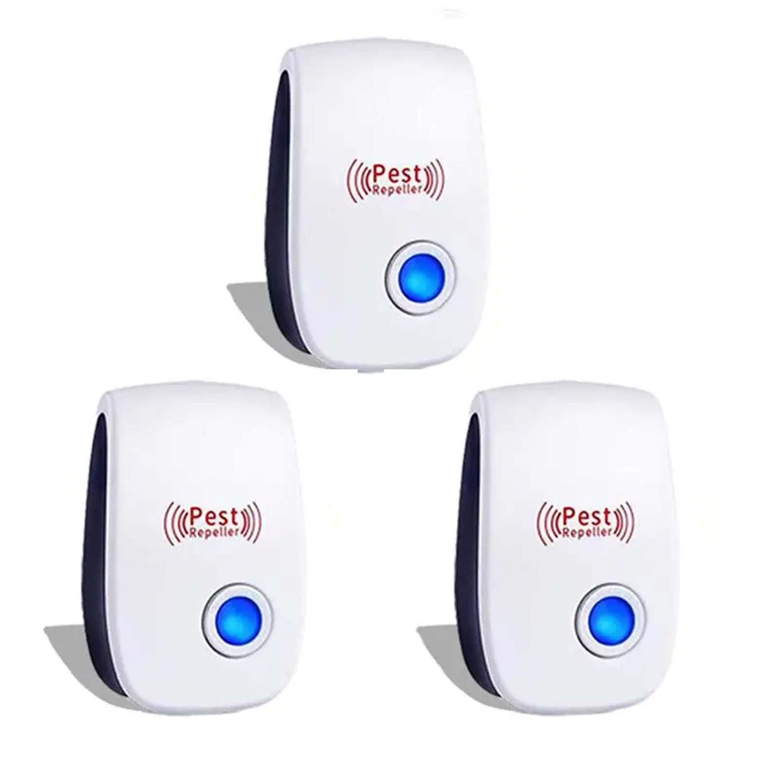3/6 Ultrasonic PestRepellers,This electronic pestrepellent plug-in is designed to target insects,roachesspiders,ants,bugs,mosquitoes,and mice.Repellent for House Kitchen/Garage/Warehouse/courtyards. garage warehouse image 2