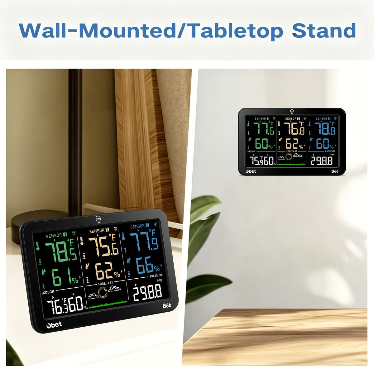 wireless weather station 3 remote outdoor sensors image 8