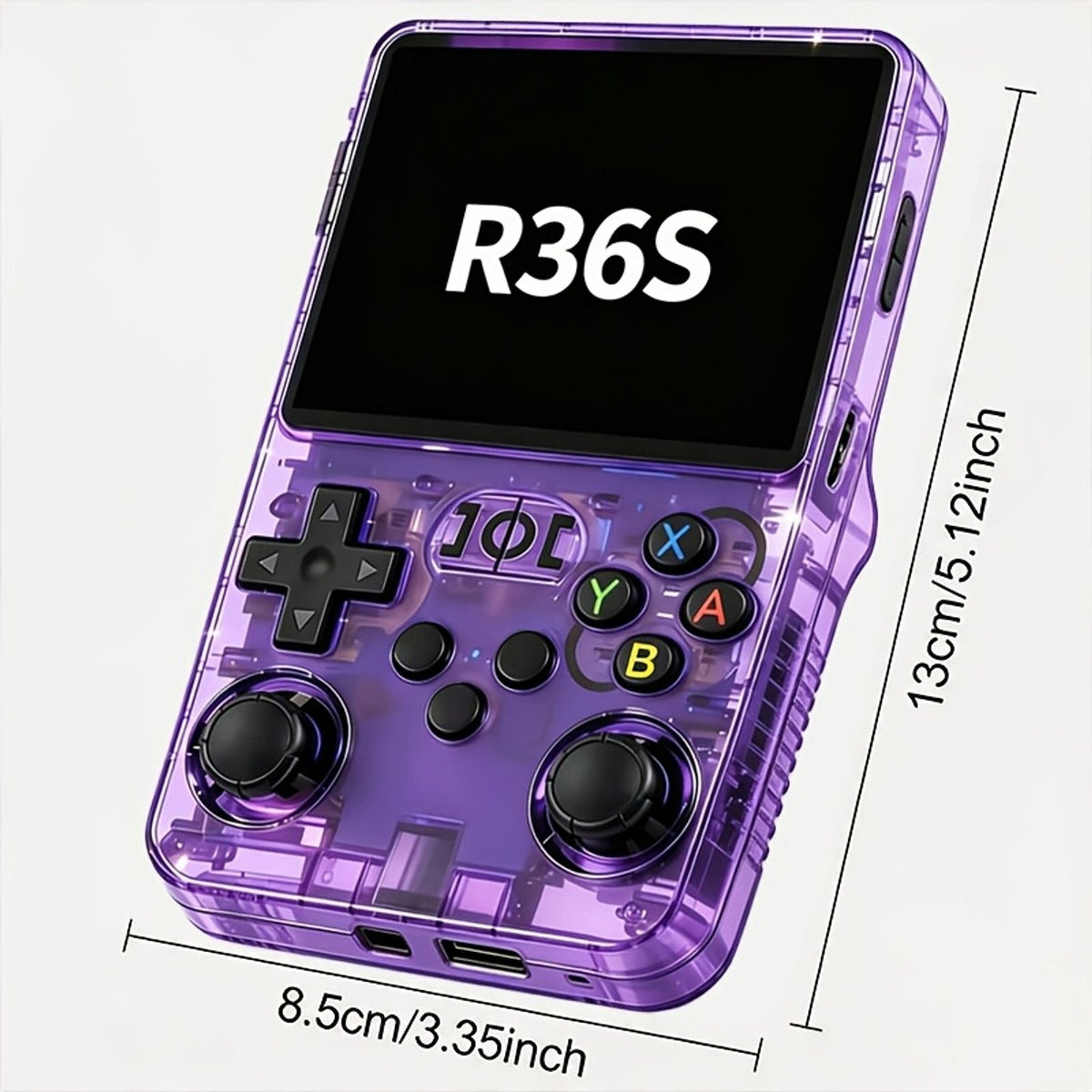 retro r36s handheld game console 128gb portable game console image 3