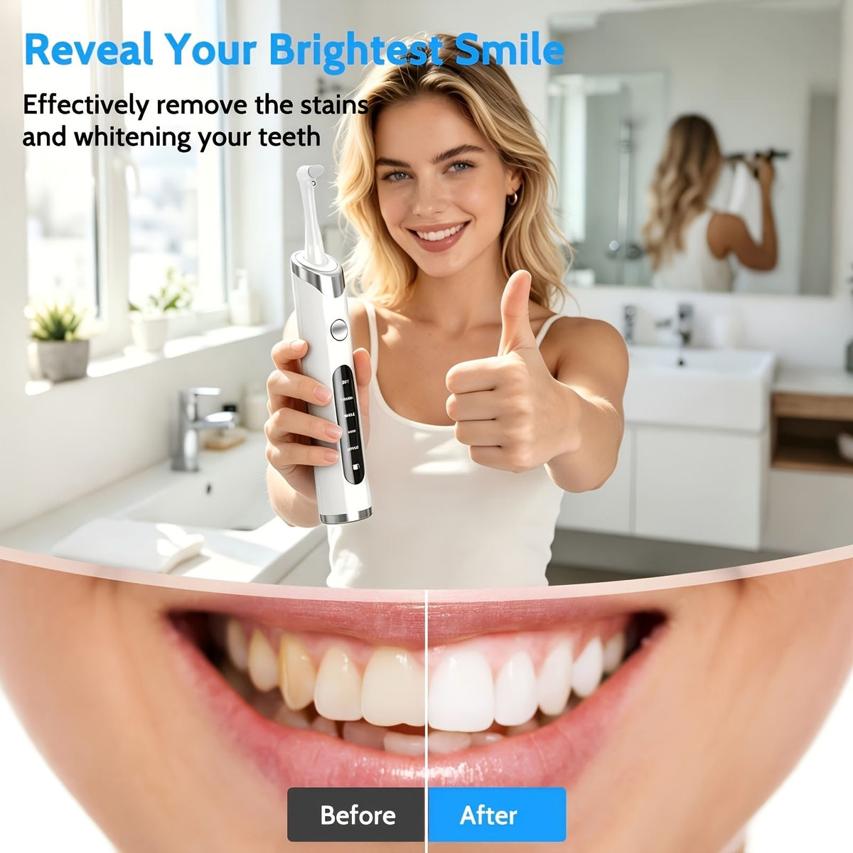5 replacement brush heads toothbrush set teeth polishing kit image 5