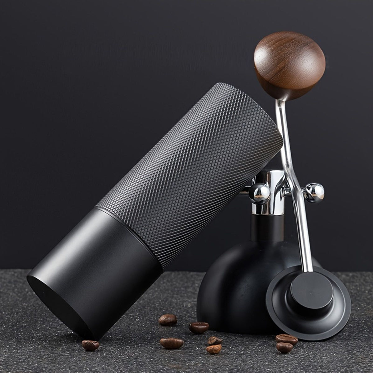 high end lattice pattern handle bean grinder image 4