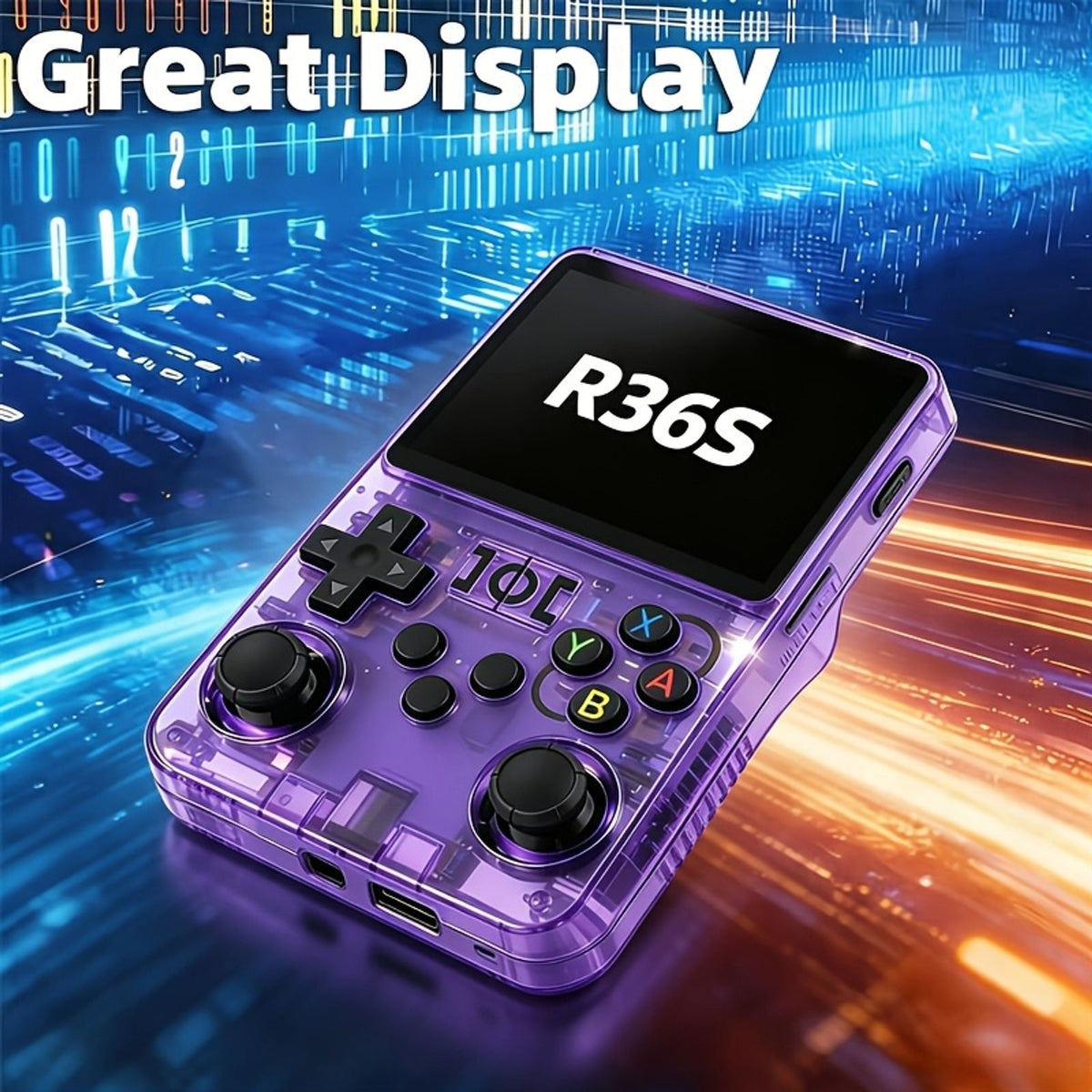 retro r36s handheld game console 128gb portable game console image 5