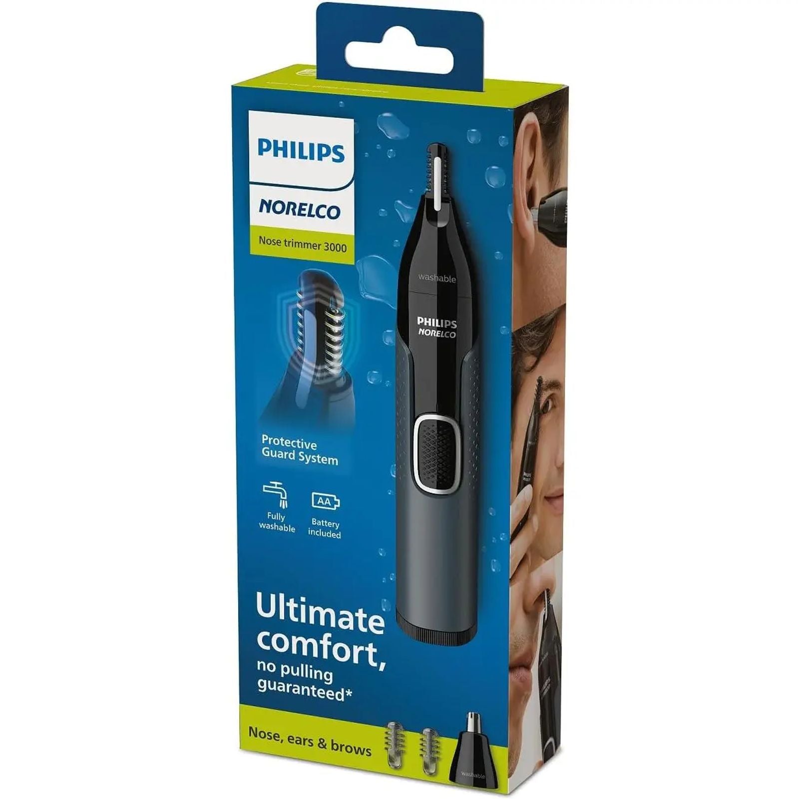 Philips Norelco Nose Trimmer for Nose, Ears, Eyebrows Steel Comfort image 7