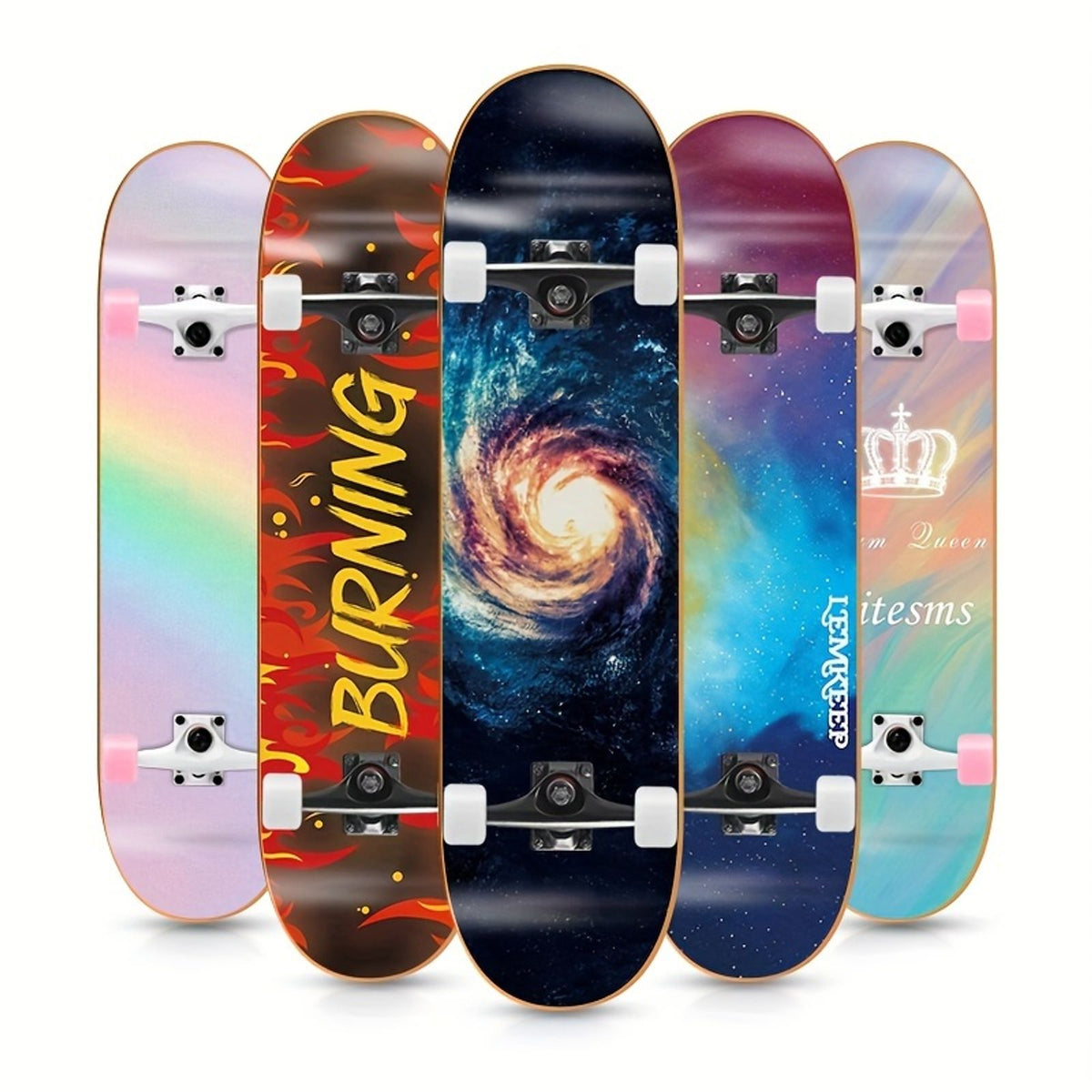 1pc complete skateboard 54 36mm 2 13 1 42in high