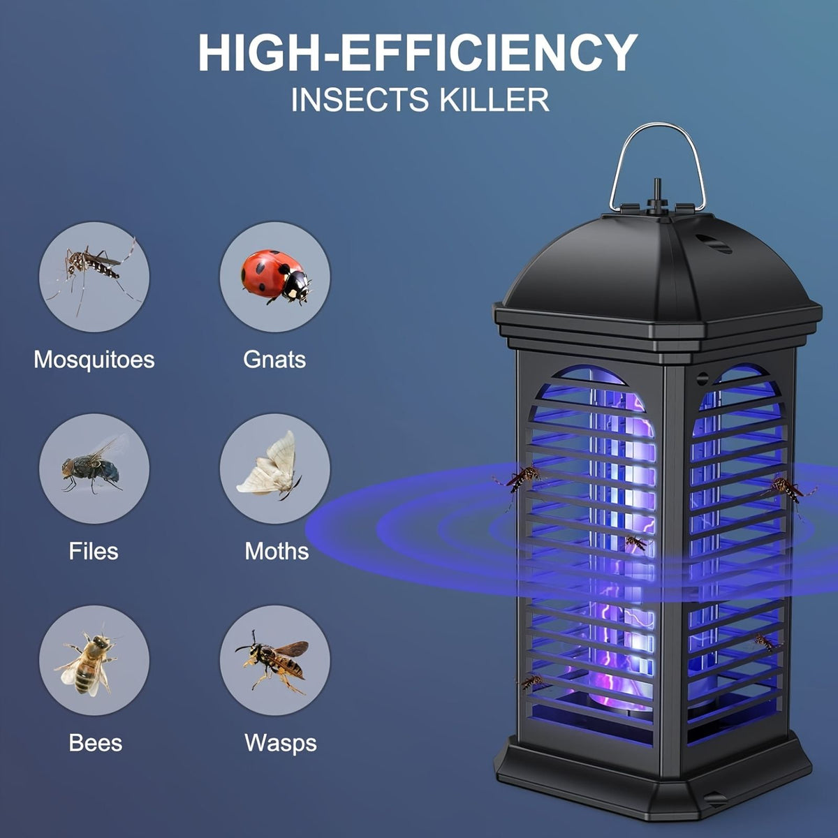 bug zapper zapper fly trap electronic image 3